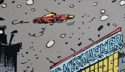 STÉPHANE COLMAN, BILLY THE CAT : HOMMAGE À FRANQUIN, SÉRIGRAPHIE SIGNÉE 2