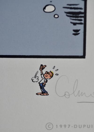 STÉPHANE COLMAN, BILLY THE CAT : HOMMAGE À FRANQUIN, SÉRIGRAPHIE SIGNÉE 2