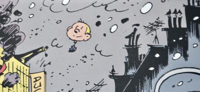 STÉPHANE COLMAN, BILLY THE CAT : HOMMAGE À FRANQUIN, SÉRIGRAPHIE SIGNÉE 2