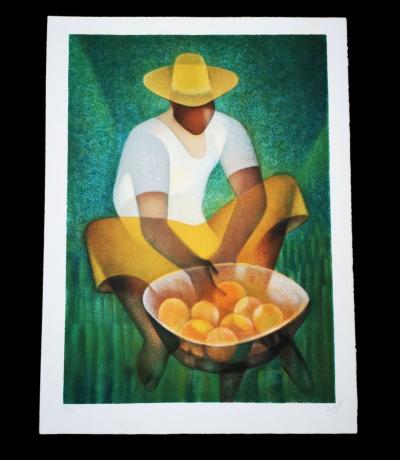 LOUIS TOFFOLI (1907- 1999). Le marchand d’oranges. 2