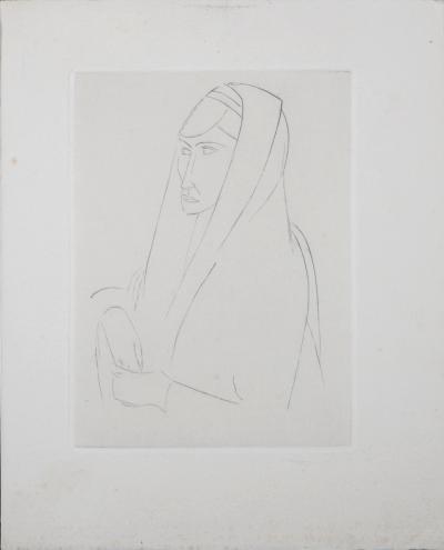 André DERAIN - Figure, 1947 - Original etching (Eau-forte & Chisel) 2