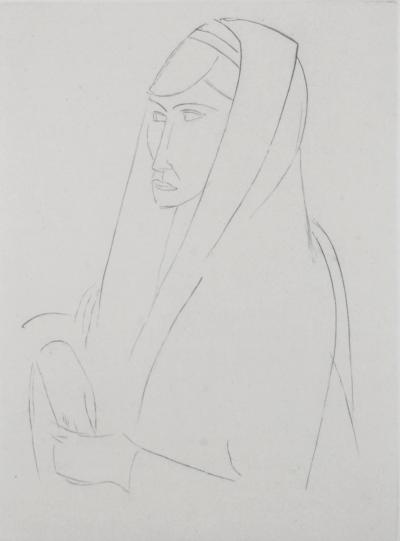 André DERAIN - Figure, 1947 - Original etching (Eau-forte & Chisel) 2