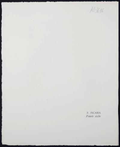 Francis PICABIA - Composition, 1947 - Original etching (Drypoint) 2