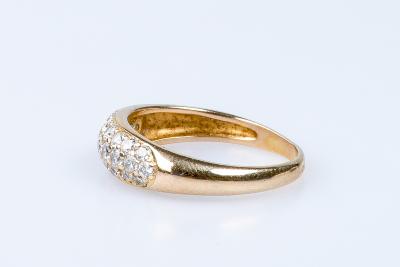 Bague en or jaune 9 carats 2