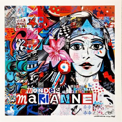 ARY KP - Wonder Marianne - Affiche signée 2