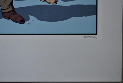 André Juillard - Blake et Mortimer Expo 58 - sérigraphie signée 2
