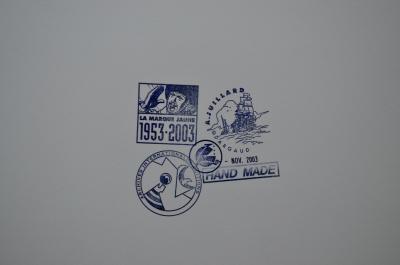 André Juillard - Blake et Mortimer Expo 58 - sérigraphie signée 2