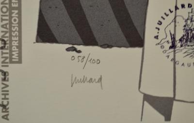 André Juillard - Blake et Mortimer Expo 58 - sérigraphie signée 2
