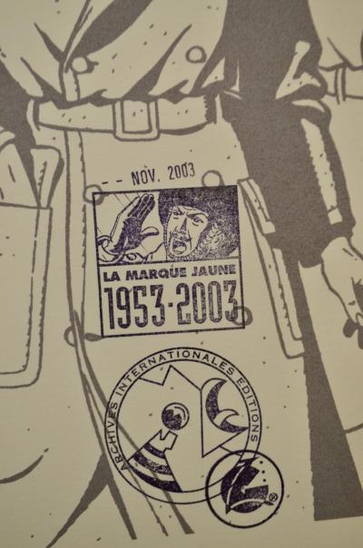André Juillard - Blake et Mortimer Expo 58 - sérigraphie signée 2