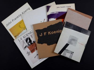 John Franklin KOENIG - Monographs, a set of 7 books published between 1960 and 1994. 2