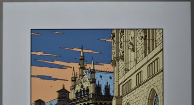 Julliard André - Blake et Mortimer à Bruxelles - La marque jaune 2003 - Sérigraphie 2
