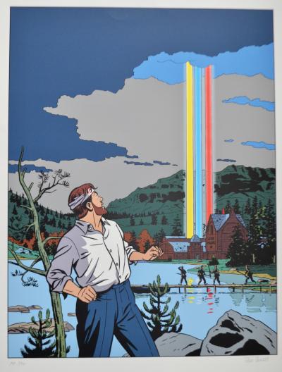 Ted Benoit - Blake et Mortimer - L’Etrange rendez-vous, 2001 - Sérigraphie 2