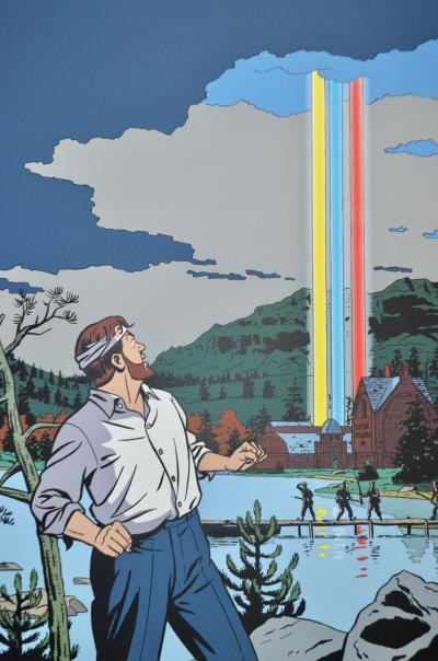 Ted Benoit - Blake et Mortimer - L’Etrange rendez-vous, 2001 - Sérigraphie 2