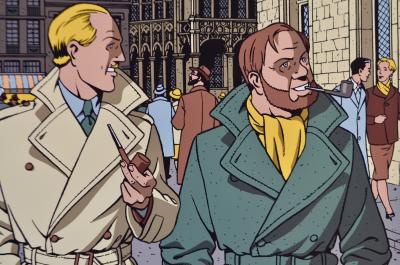 Julliard André - Blake et Mortimer à Bruxelles - La marque jaune 2003 - Sérigraphie 2