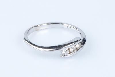 Bague en or blanc 2