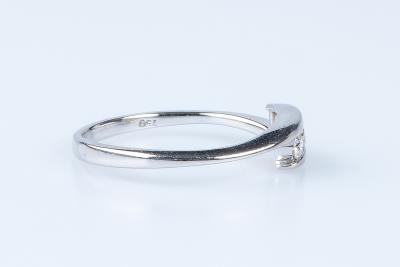 Bague en or blanc 2