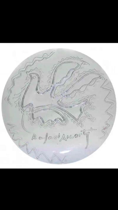 PLAQUE DÉCORATIVE (RAFAEL ALBERTI) Signature Gravée 2