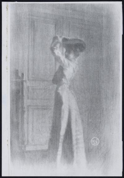 Maurice NEUMONT - Parisienne, 1904  - Original lithograph on Chine paper. 2
