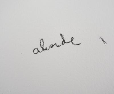 Jean COCTEAU : Pêcheur, Abondance de la mer - Lithographie signée 2