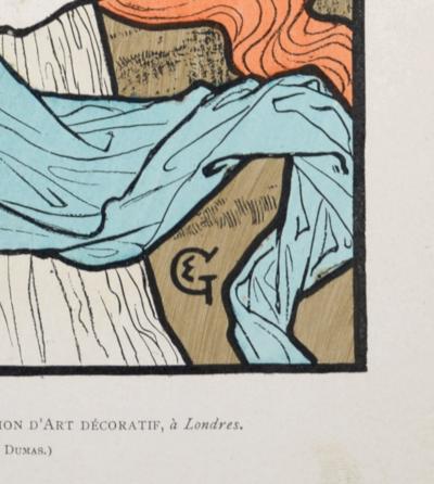 Eugène GRASSET - Exposition d'Art Décoratif, 1900 - Lithograph & Pochoir (Scarce!) 2