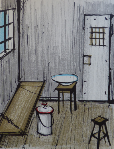 Bernard BUFFET - La Cellule, 1960 - Lithographie originale 2