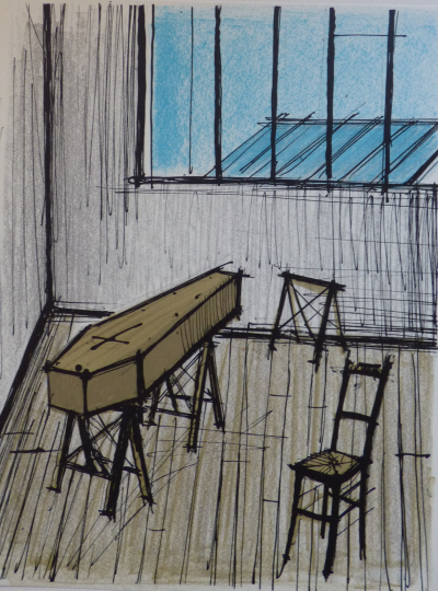 Bernard BUFFET - La Morgue, 1960 - Lithographie originale 2
