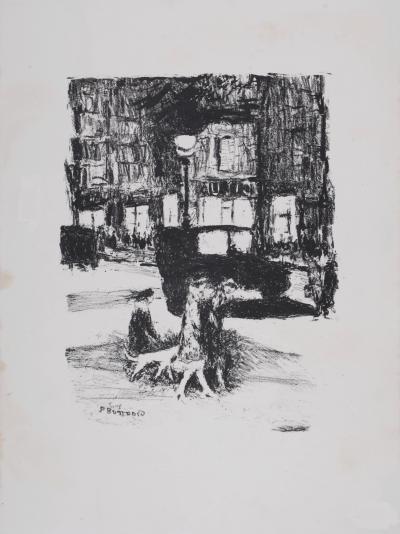 Pierre BONNARD - La Rue (Paris), 1927 - Lithographie 2