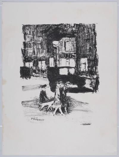 Pierre BONNARD - La Rue (Paris), 1927 - Lithographie 2