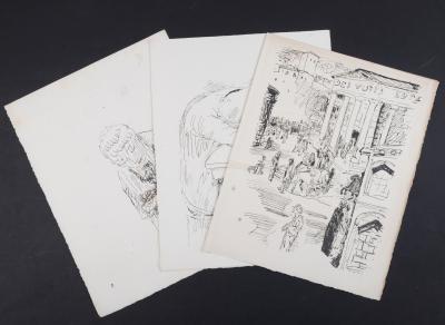 Pierre BONNARD - La Vie de Sainte Monique #4, 1930 - Ensemble de 3 lithographies 2