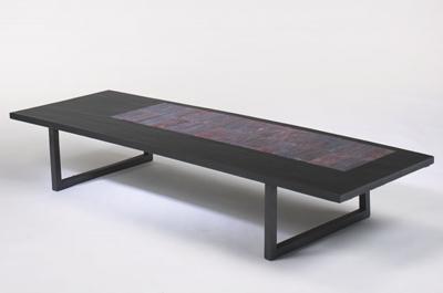 Joaquim Tenreiro - Coffee Table - Bois et céramique 2
