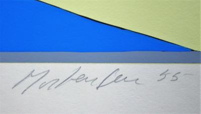 Richard MORTENSEN - Composition abstraite, 1955 - Sérigraphie originale signée et numérotée 2