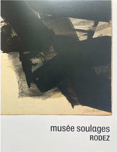 Pierre Soulages (d’après) - Affcihe d’après une encre sur papier 2