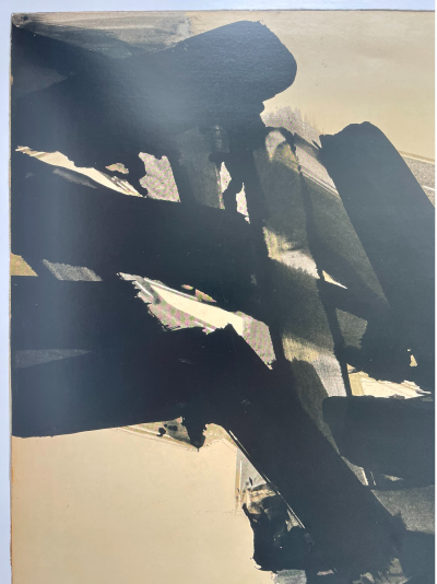 Pierre Soulages (d’après) - Affcihe d’après une encre sur papier 2