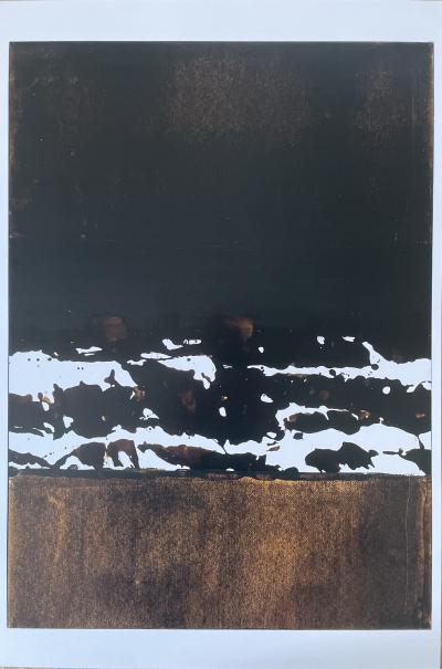 PIERRE SOULAGES (d’après) - AFFICHE D’APRÈS BROU DE NOIX 2