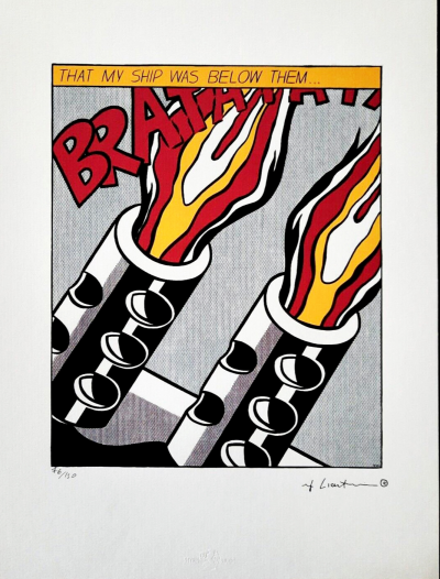 Roy Lichtenstein (d’après) - BRATATATAA - Sérigraphie en édition limitée 2