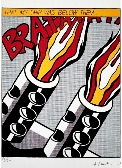 Roy Lichtenstein (d’après) - BRATATATAA - Sérigraphie en édition limitée 2