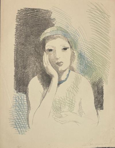 Marie LAURENCIN - Rêverie de MARIE (1930) - Lithographie originale en couleurs signée 2