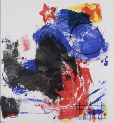 Robert RAUSCHENBERG - One Cent Life, 1964 - Original lithograph on wove paper. 2