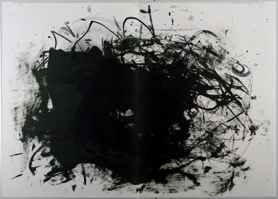 Joan MITCHELL & Walasse TING - Abstract Composition, 1964 - Original lithograph on wove paper, printed on double-page. 2