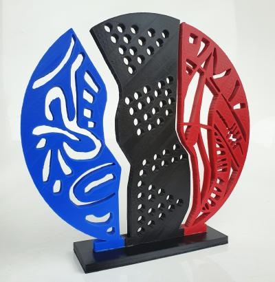 HAYVON - 3 parts WORLD  , 2022 - Sculpture 2