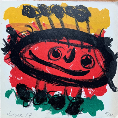 Jan Krizek - Le Surréalisme Même - Lithographie originale en couleurs signée au crayon 2