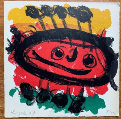 Jan Krizek - Le Surréalisme Même - Lithographie originale en couleurs signée au crayon 2