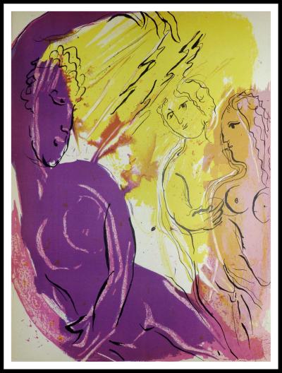 Marc CHAGALL - Ange du Paradis, 1956 - Lithographie originale 2