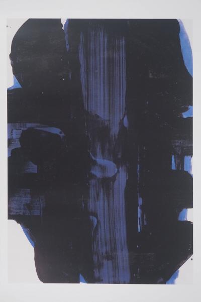 Pierre SOULAGES (d’après) - Peinture 30 novembre 1967 - Affiche originale Musée Soulages 2