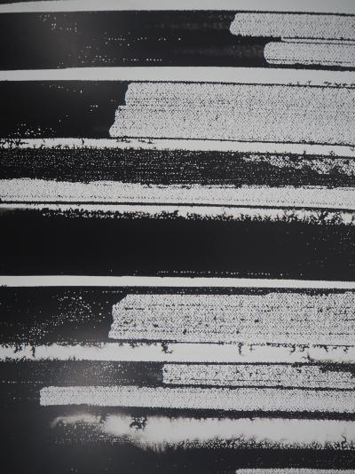 Pierre SOULAGES : Encre 1995 - Affiche originale Musée Soulages 2