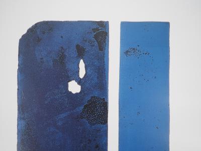 Pierre SOULAGES (d’après) - Eau forte XXX - Affiche originale Musée Soulages 2