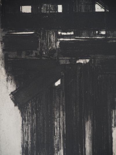 Pierre Soulages : Eau-forte III, Eau-forte originale, signée - 1956 2