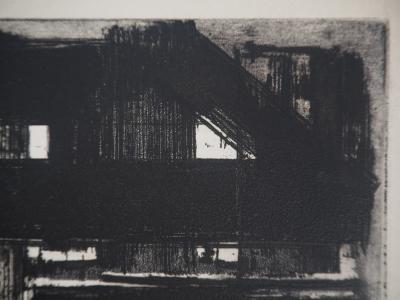 Pierre Soulages : Eau-forte III, Eau-forte originale, signée - 1956 2