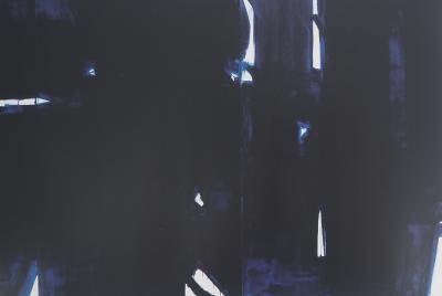 Pierre SOULAGES (d’après) - Peinture 3 juin 1967 - Affiche originale Musée Soulages 2