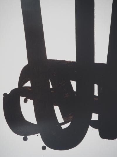 Pierre SOULAGES (d'après) - Lithographie 29 - Affiche originale Musée Soulages 2